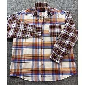Vintage MO BETTA Garth Brooks Plaid Western Unique Shirt Men's XL